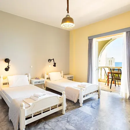 Beachfront Nest Memi Koroni-seaheaven House A3 Apartamento